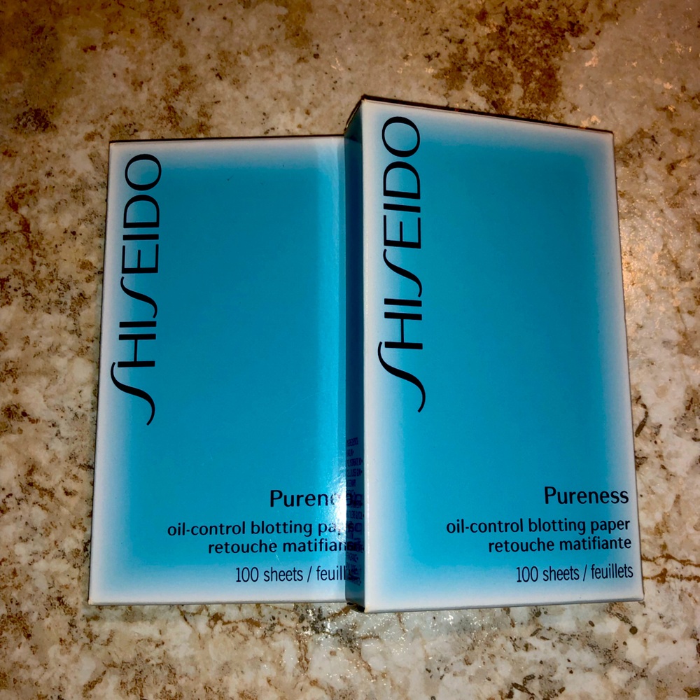Shiseido Pureness Oil Control Blotting Paper (100 Sheets) 2 packs BNIB